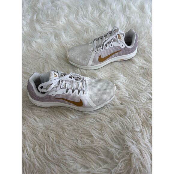 Nike‎ Downshifter 8 Women's Running Shoes White Size 7.5 - Picture 2 of 8